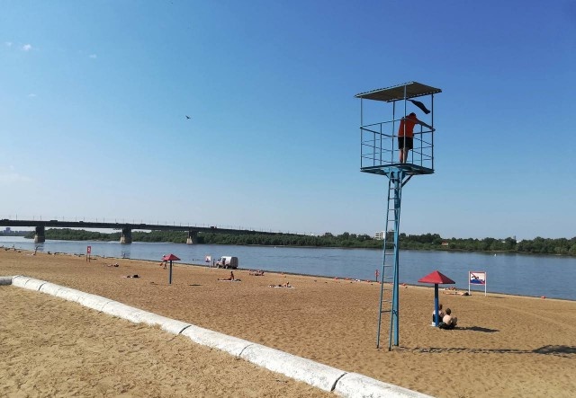 Омские пляжи откроют 1 июня