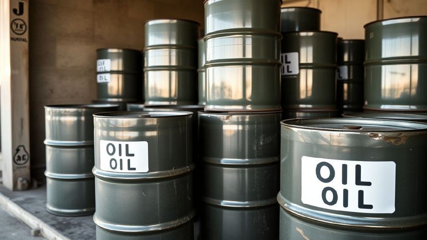 Бочки с нефтью